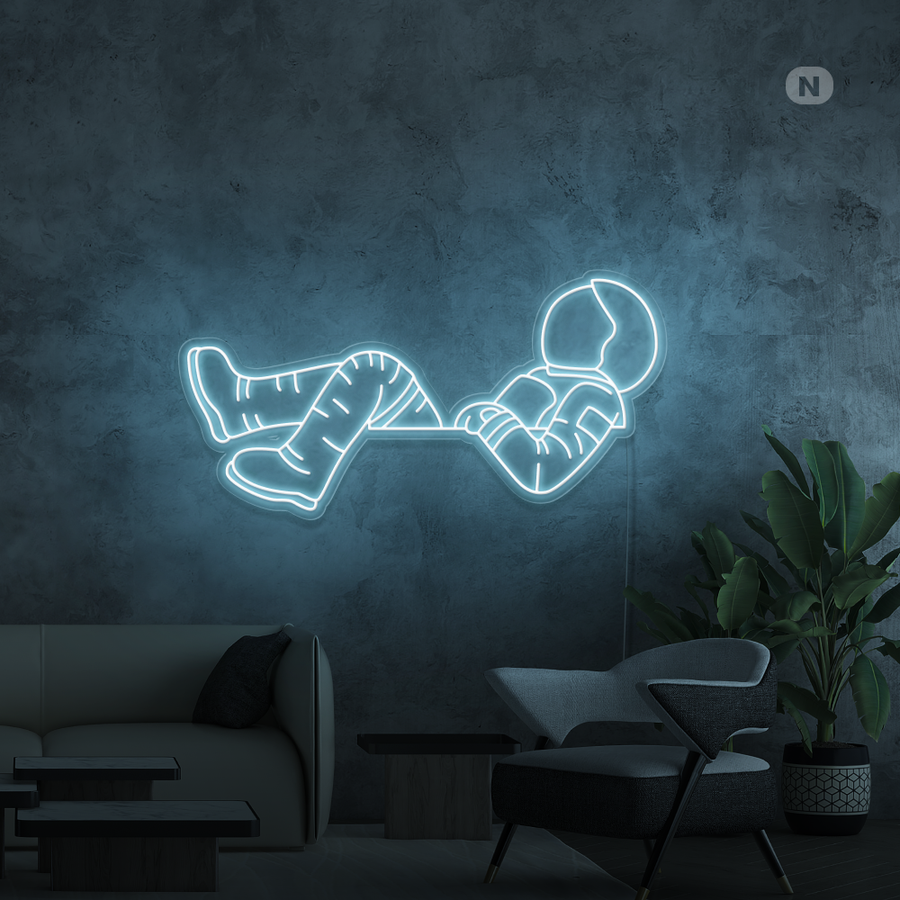 Cartel neon Astronauta