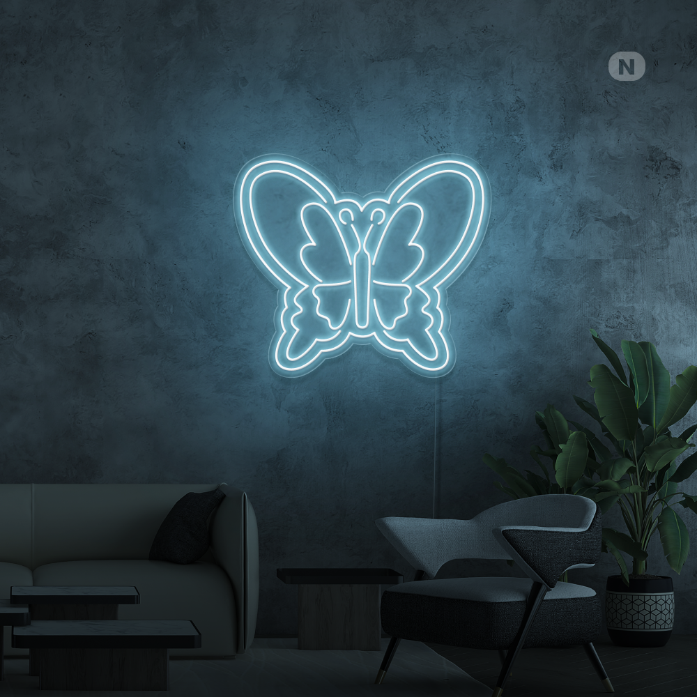 Cartel neon Mariposa