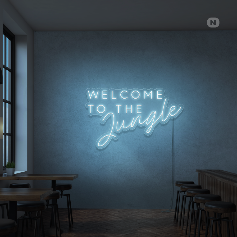 Cartel neon Welcome to the Jungle