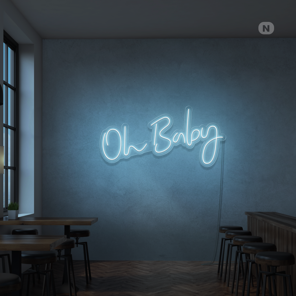 Cartel neon Oh Baby