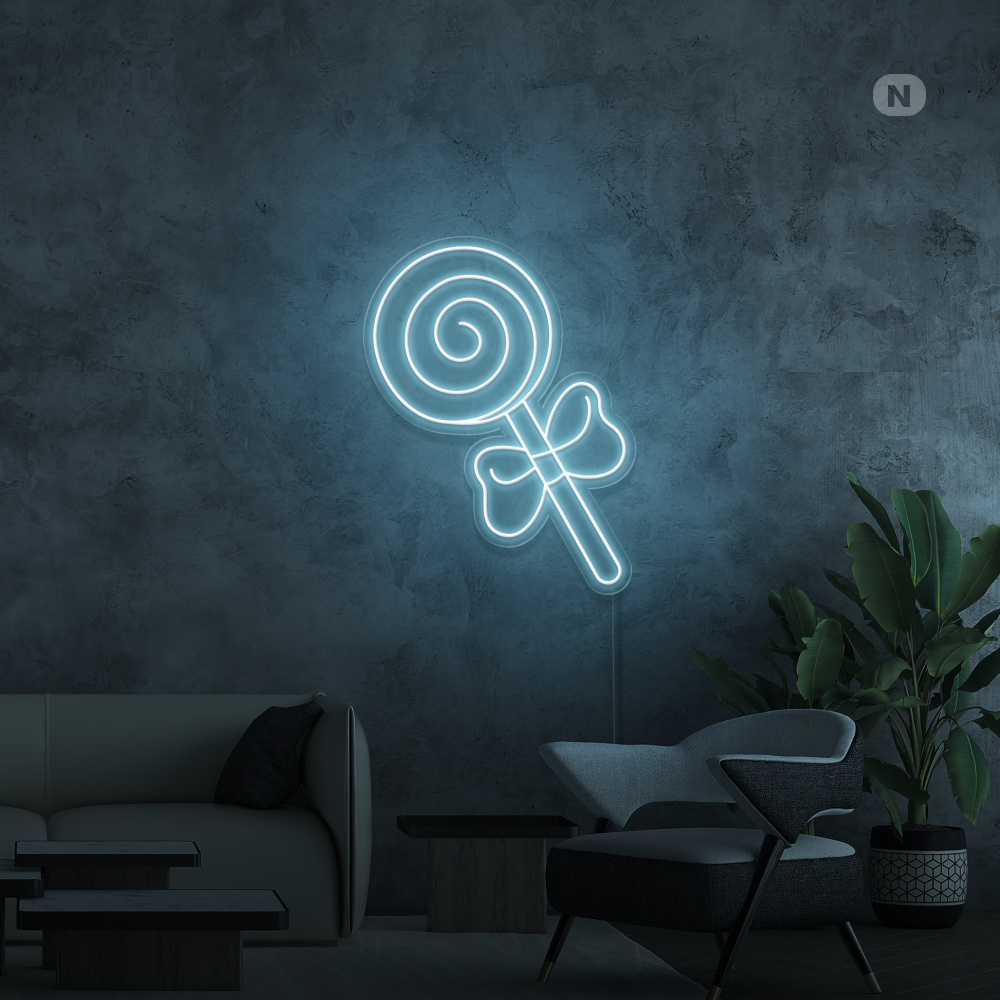 Cartel neon Piruleta