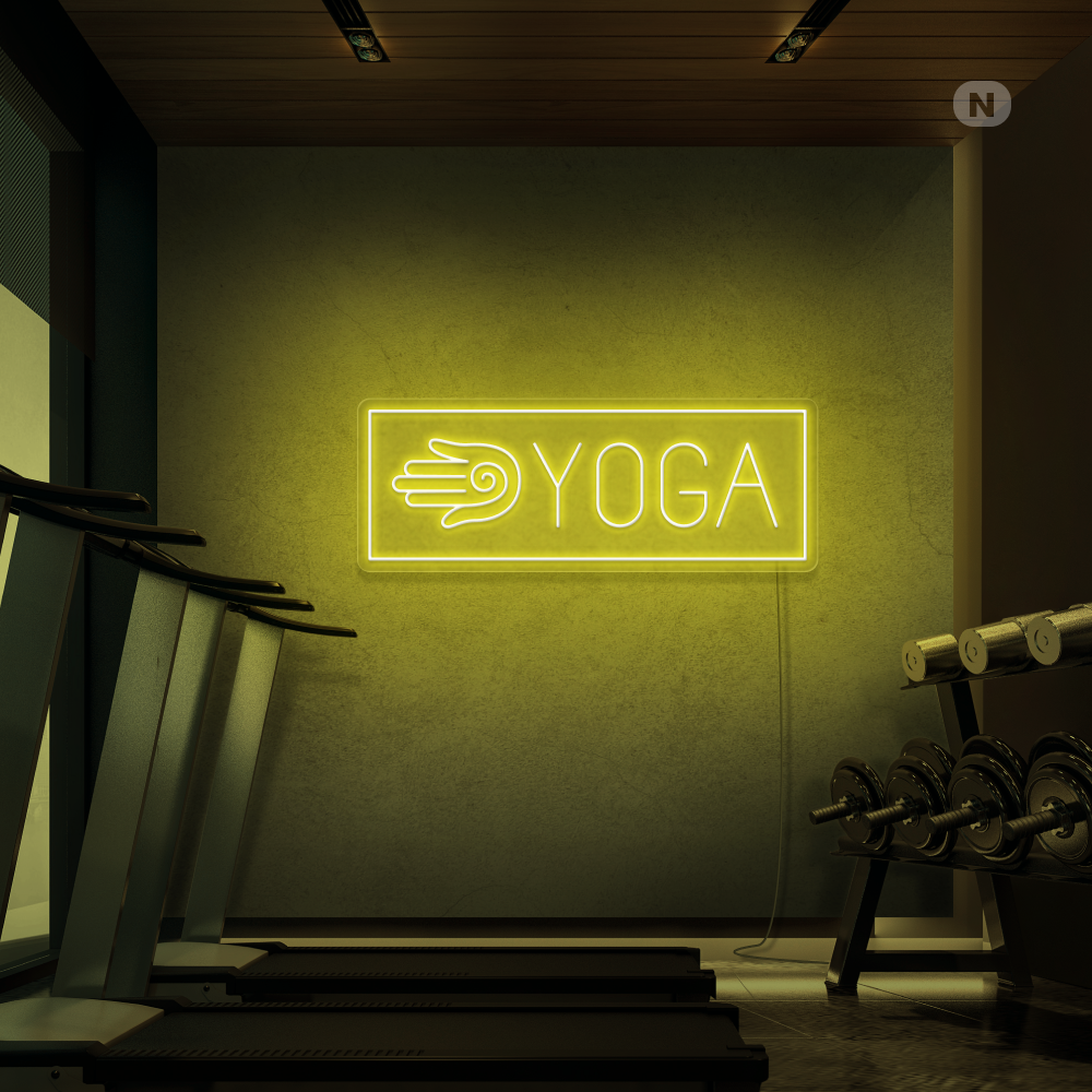 Cartel neon Yoga