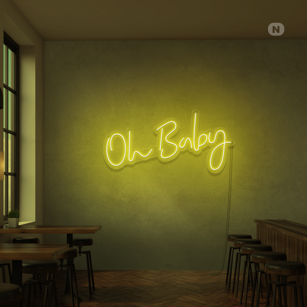 Cartel neon Oh Baby