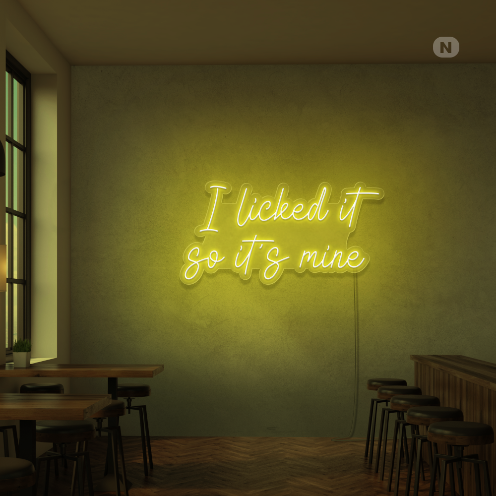 Cartel neon I Liked it so its mine