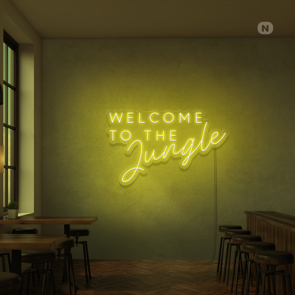 Cartel neon Welcome to the Jungle