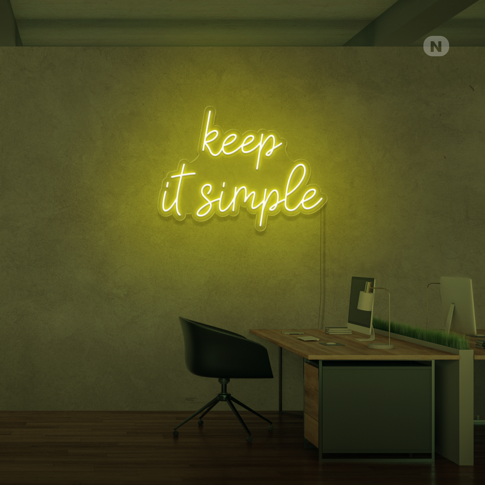 Cartel neon keep it simple