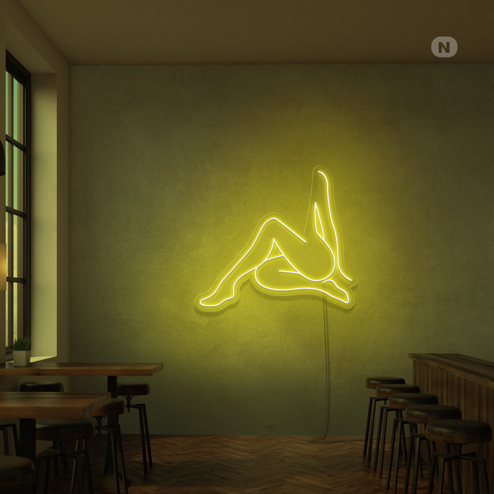 Cartel neon Sexy Girl