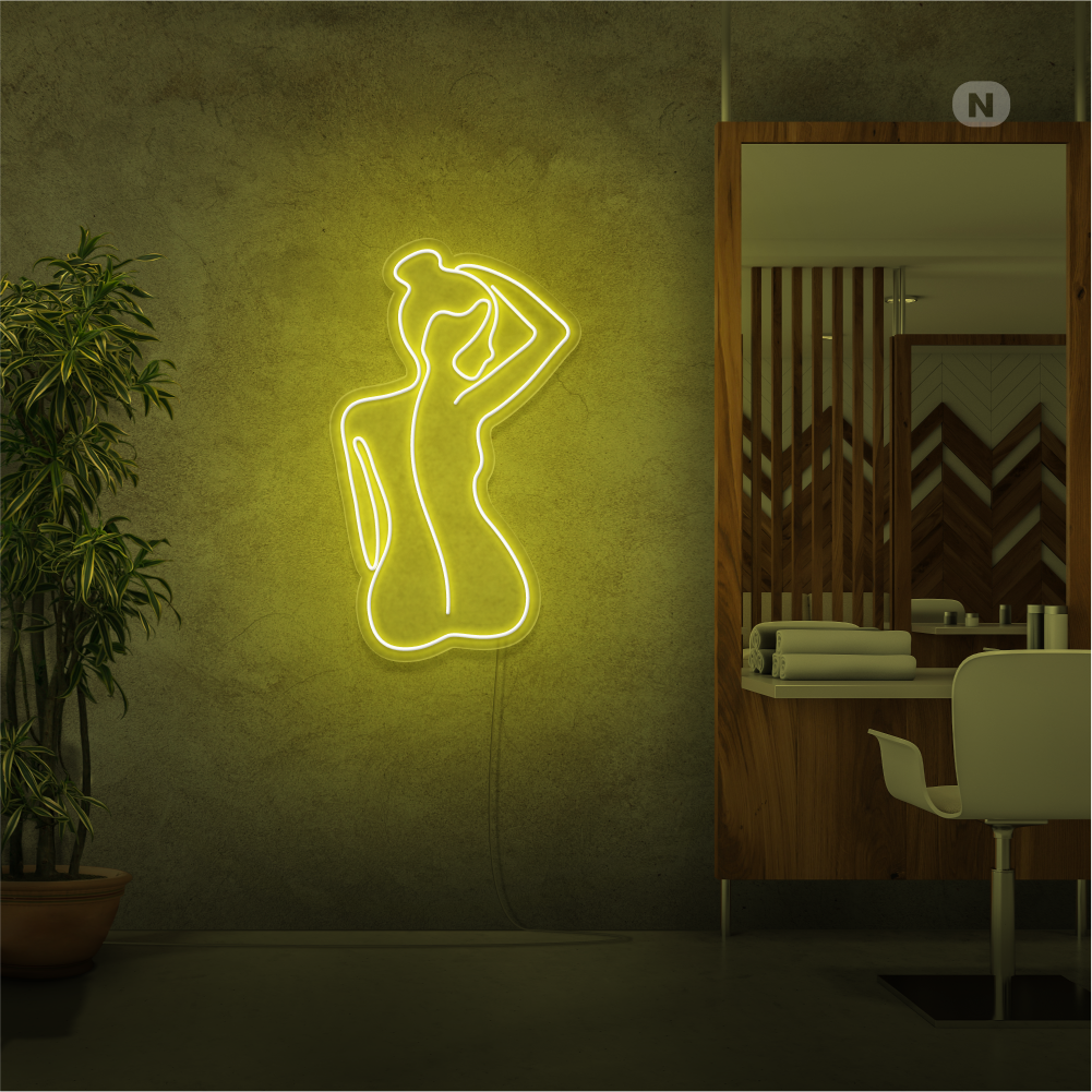 Cartel neon Cuerpo