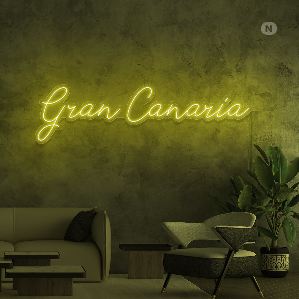 Cartel Neon Gran Canaria