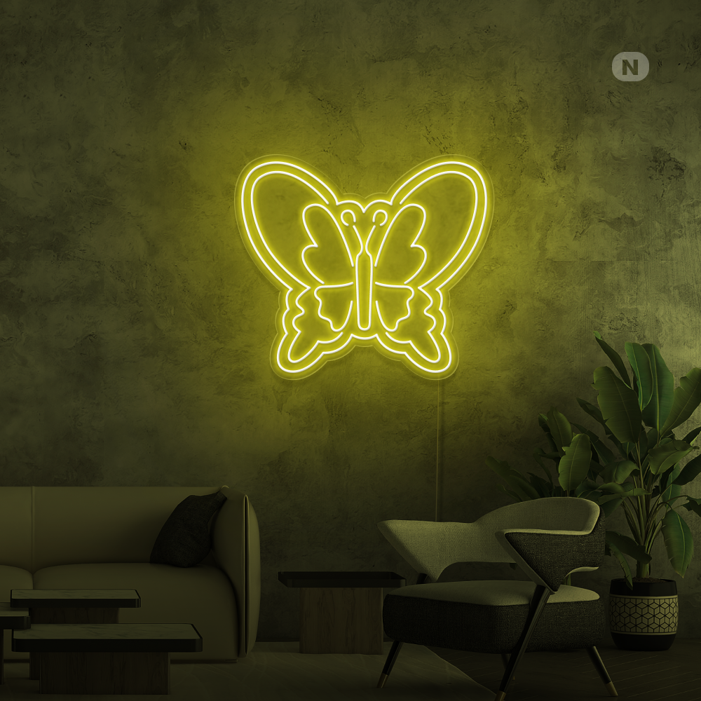 Cartel neon Mariposa