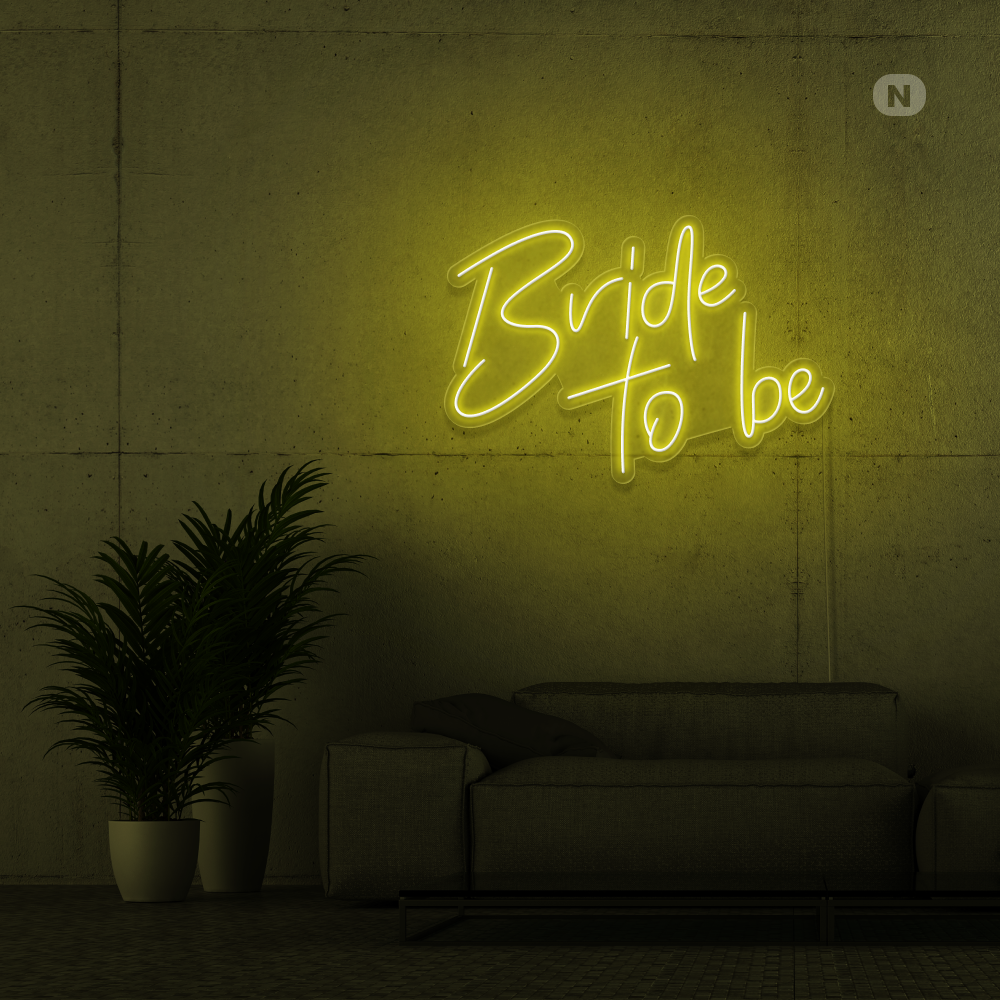 Cartel neon Bride To Be