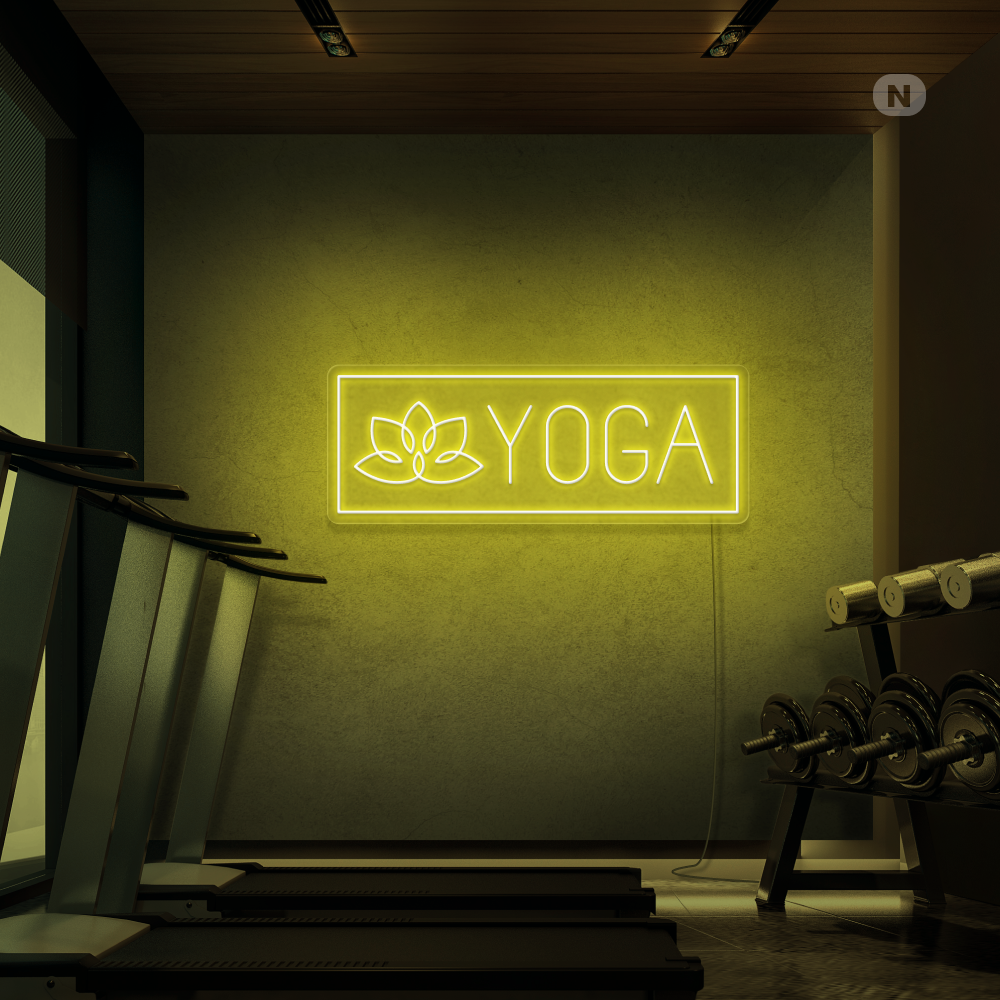 Cartel neon Yoga