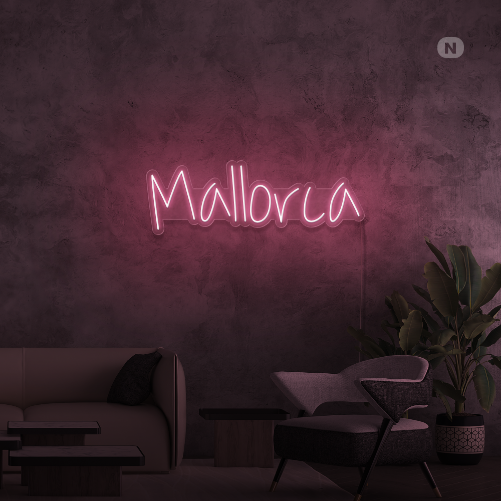 Cartel Neon Mallorca