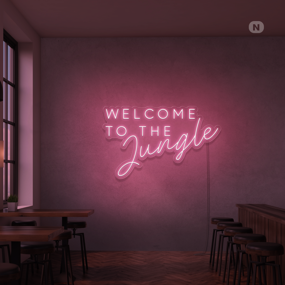 Cartel neon Welcome to the Jungle
