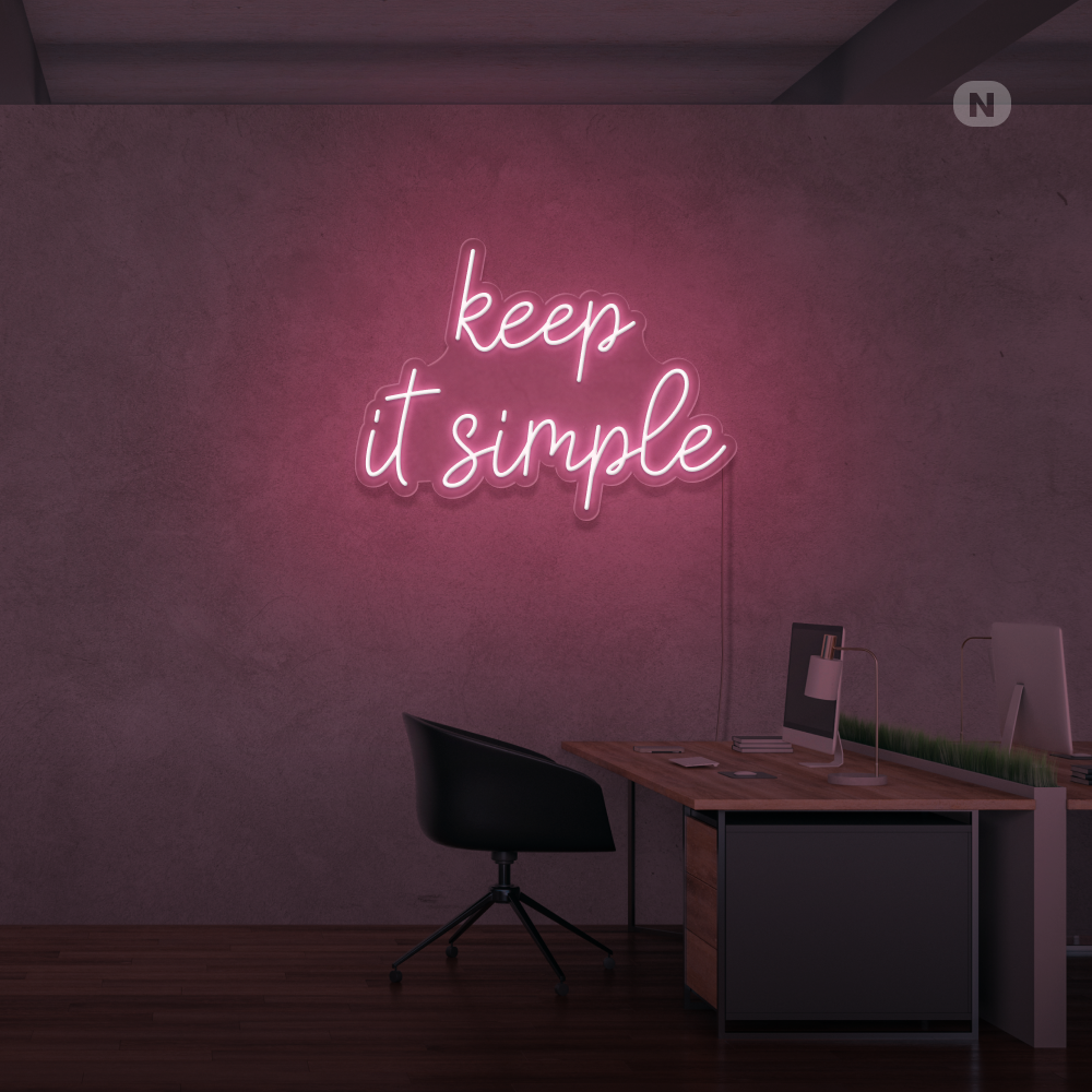 Cartel neon keep it simple