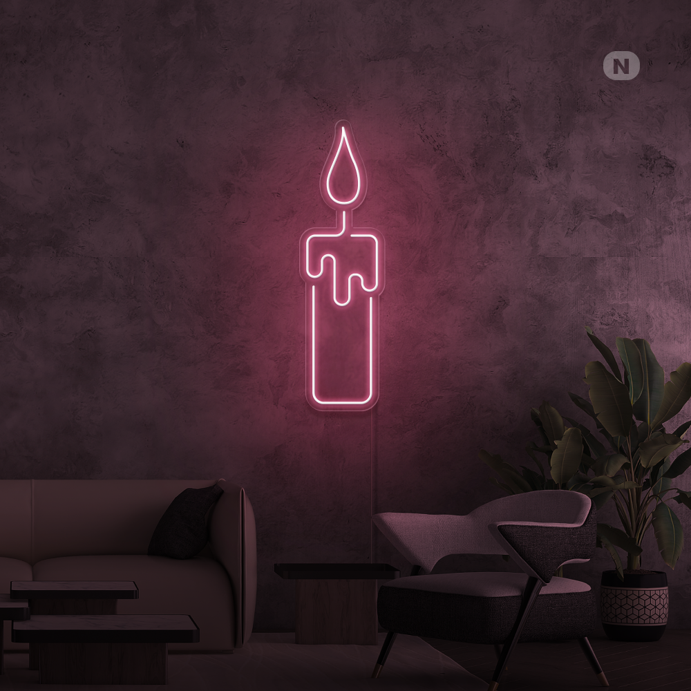 Cartel neon Vela