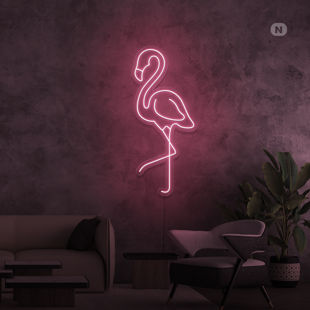 Cartel neon Flamingo