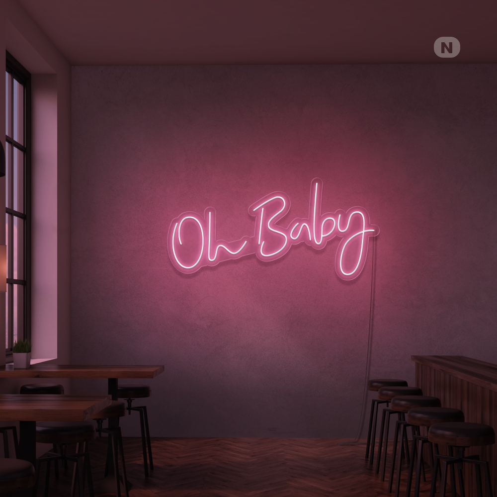 Cartel neon Oh Baby