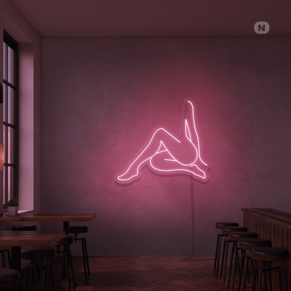 Cartel neon Sexy Girl