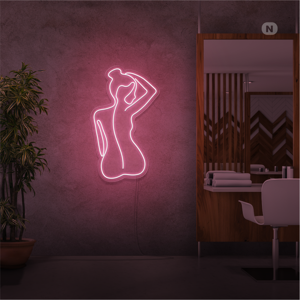 Cartel neon Cuerpo