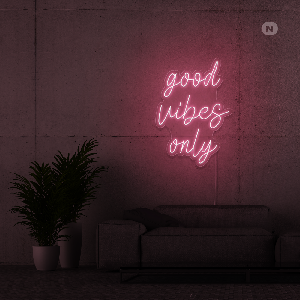 Cartel neon Good Vibes Only