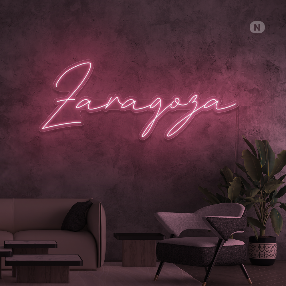 Cartel Neon Faragoza