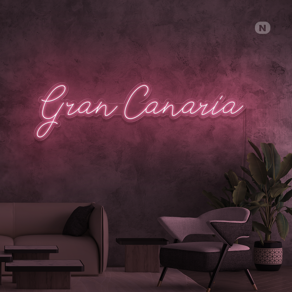 Cartel Neon Gran Canaria