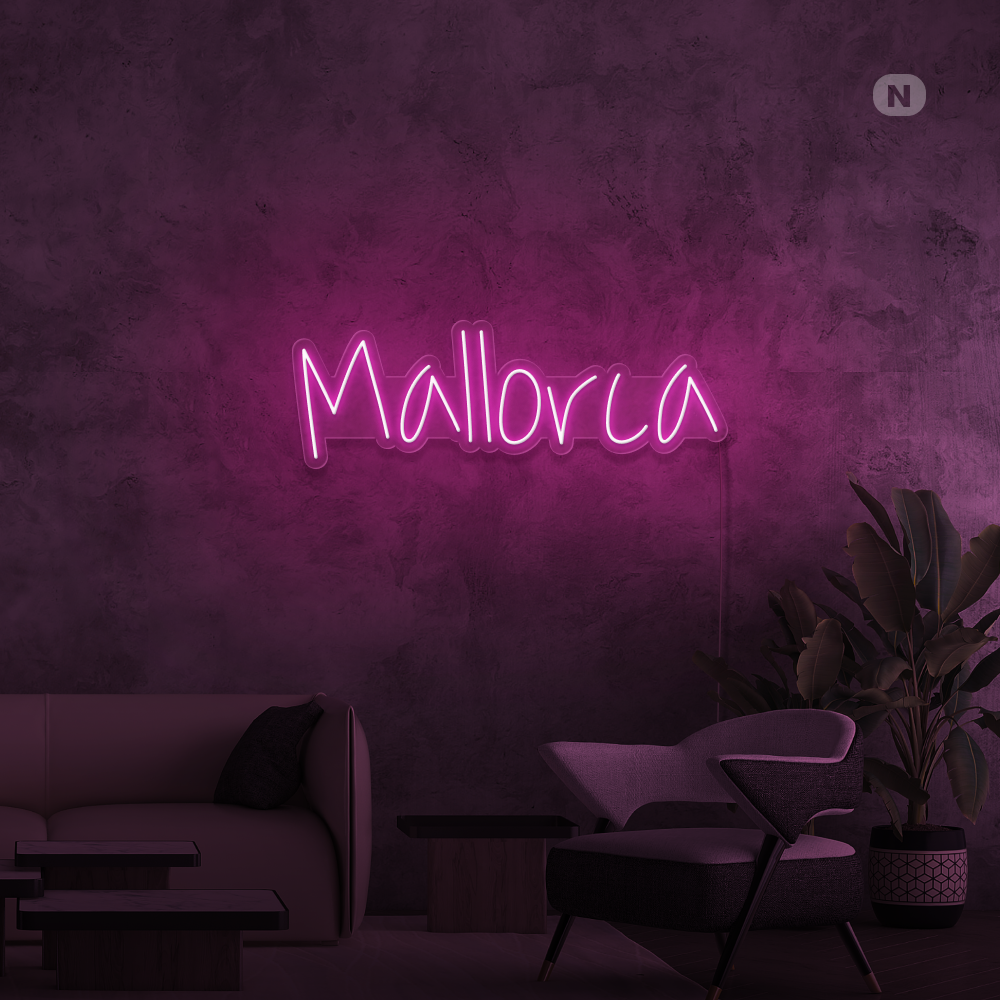 Cartel Neon Mallorca