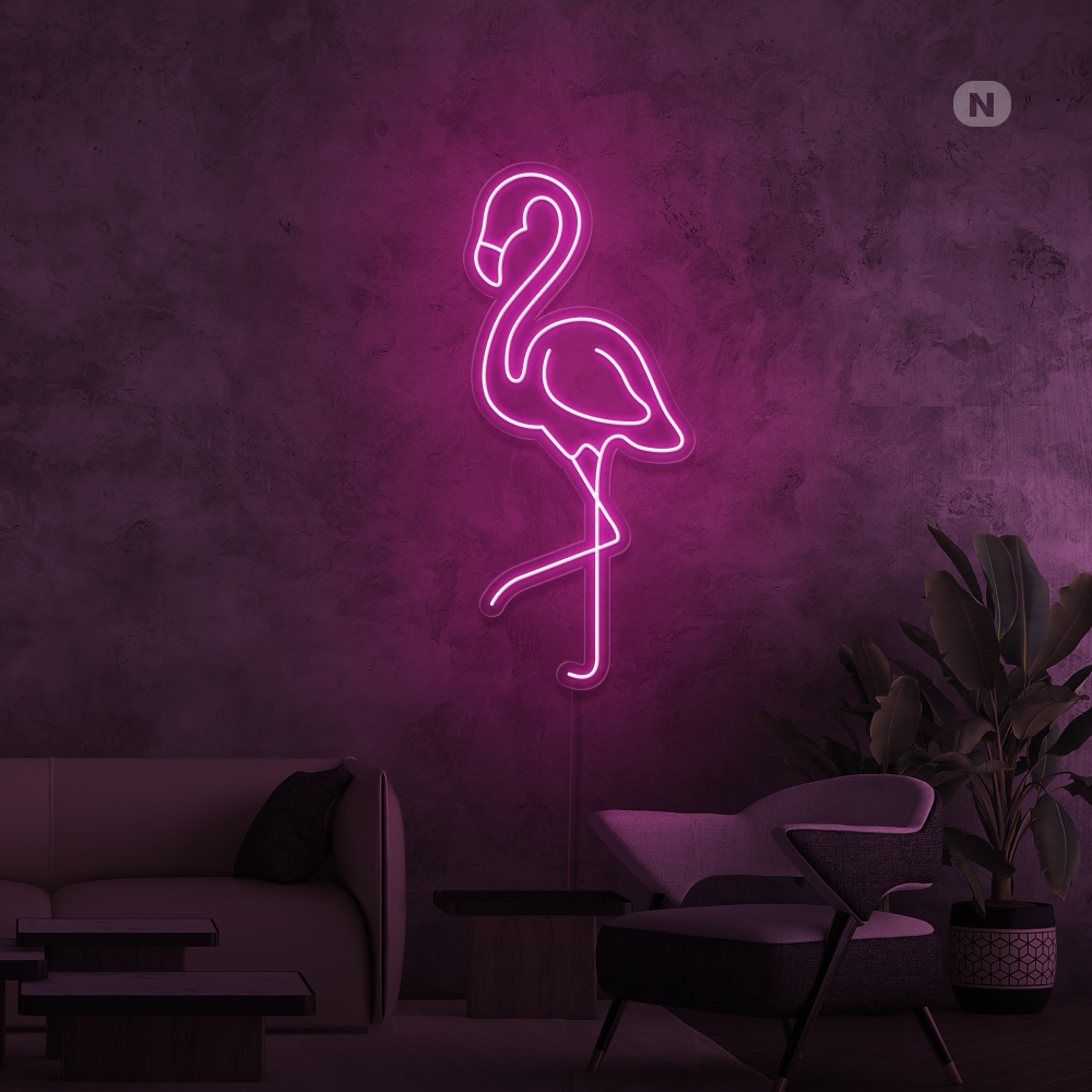 Cartel neon Flamingo
