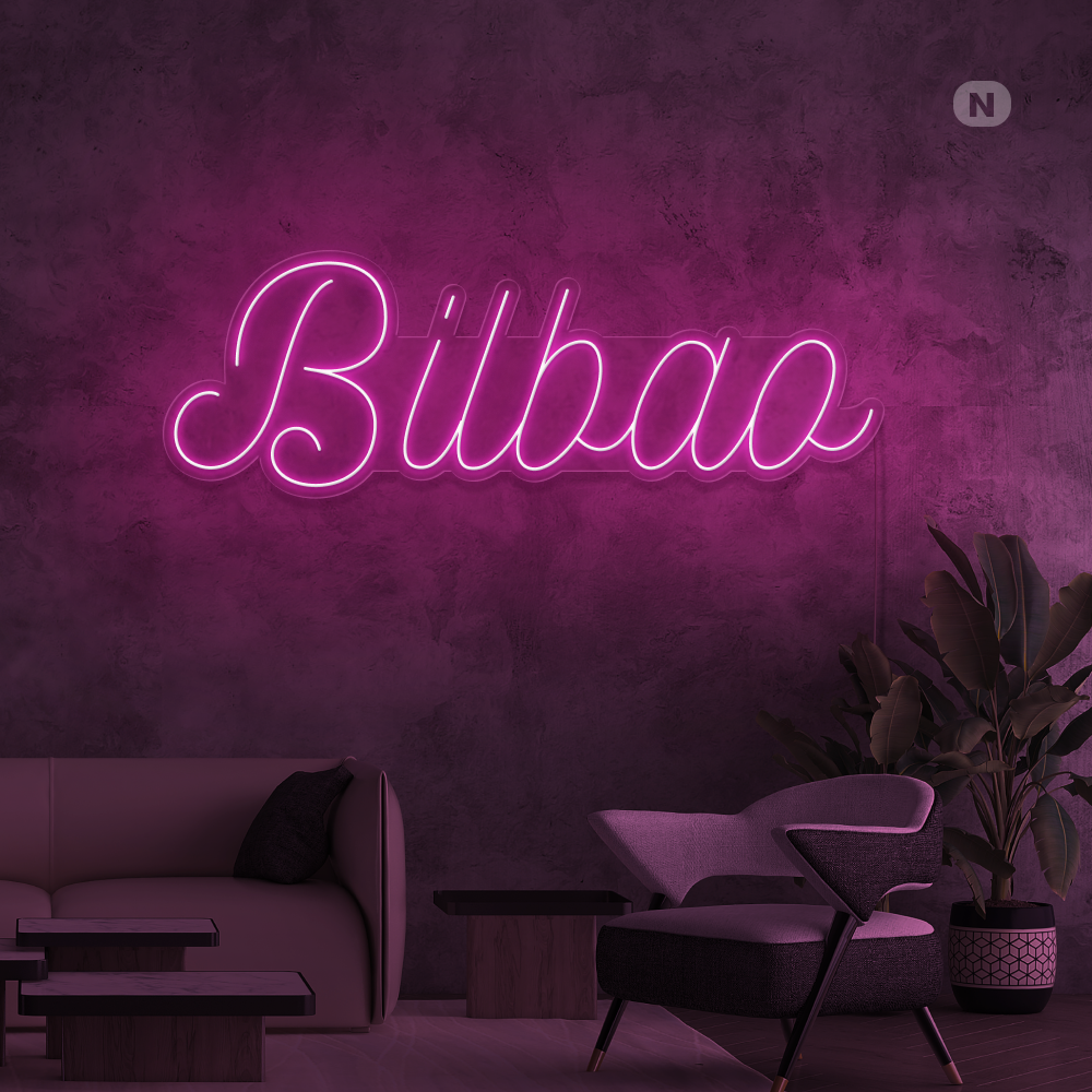 Cartel Neon Bilbao