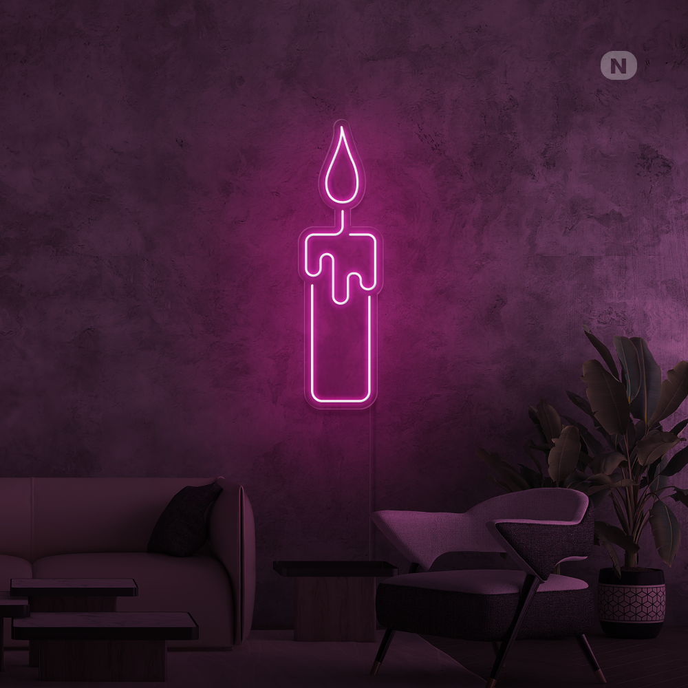 Cartel neon Vela