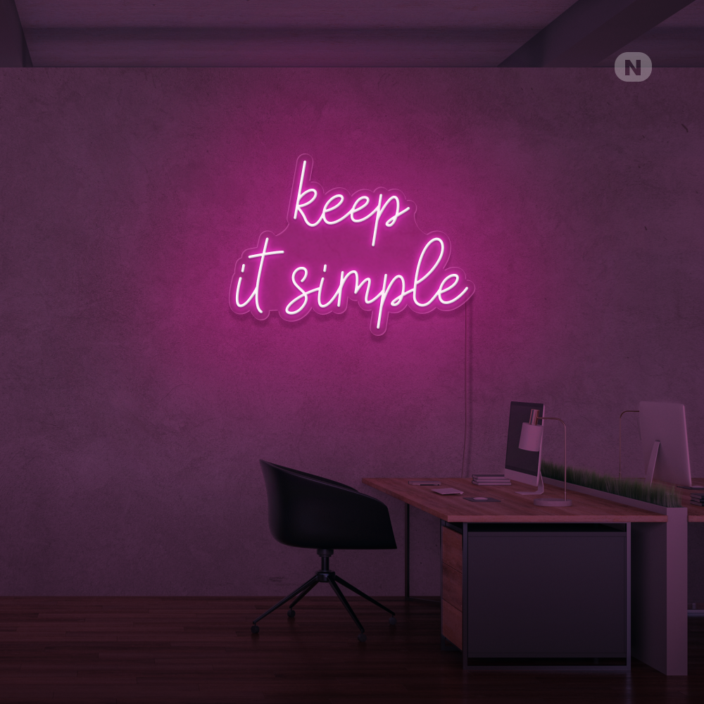 Cartel neon keep it simple