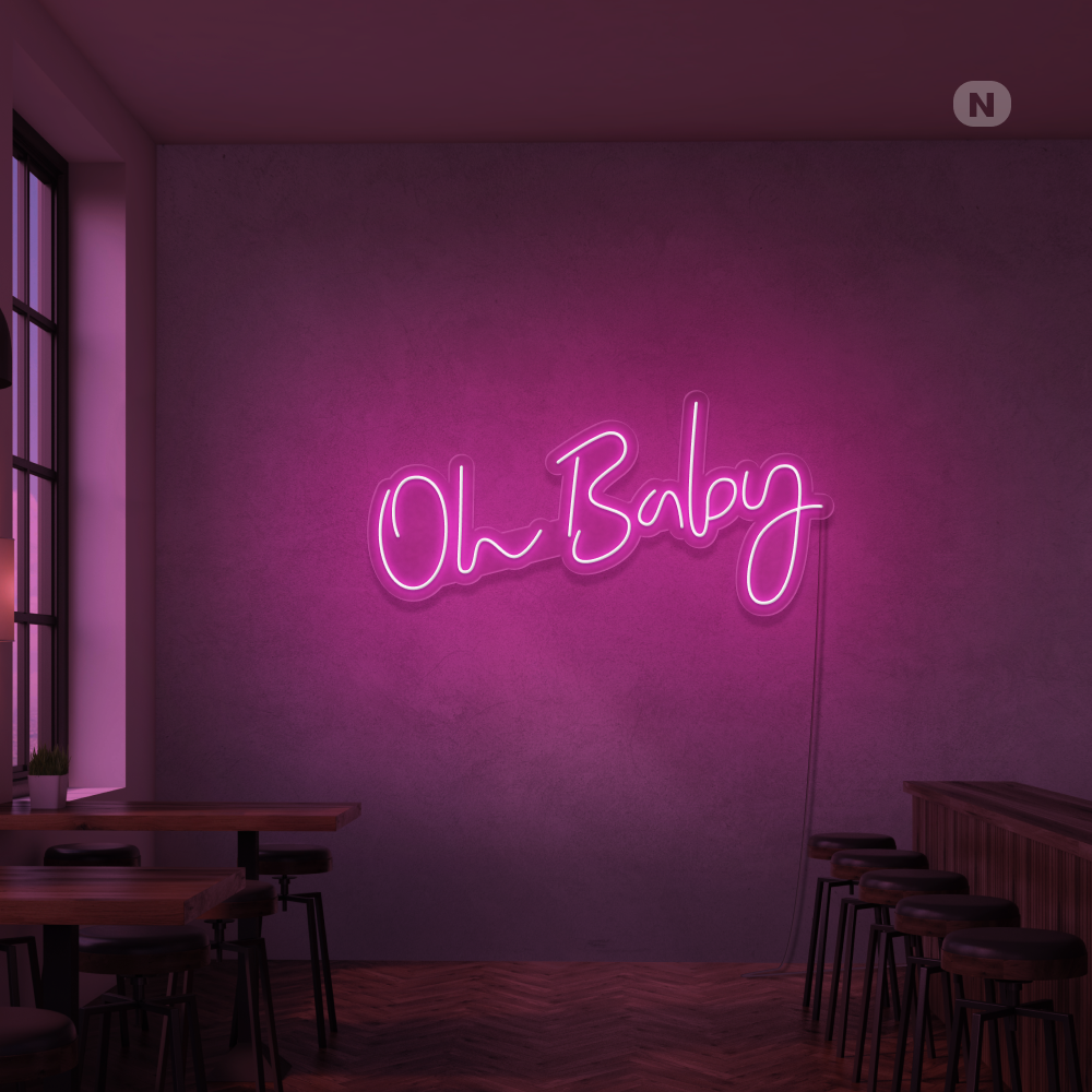 Cartel neon Oh Baby
