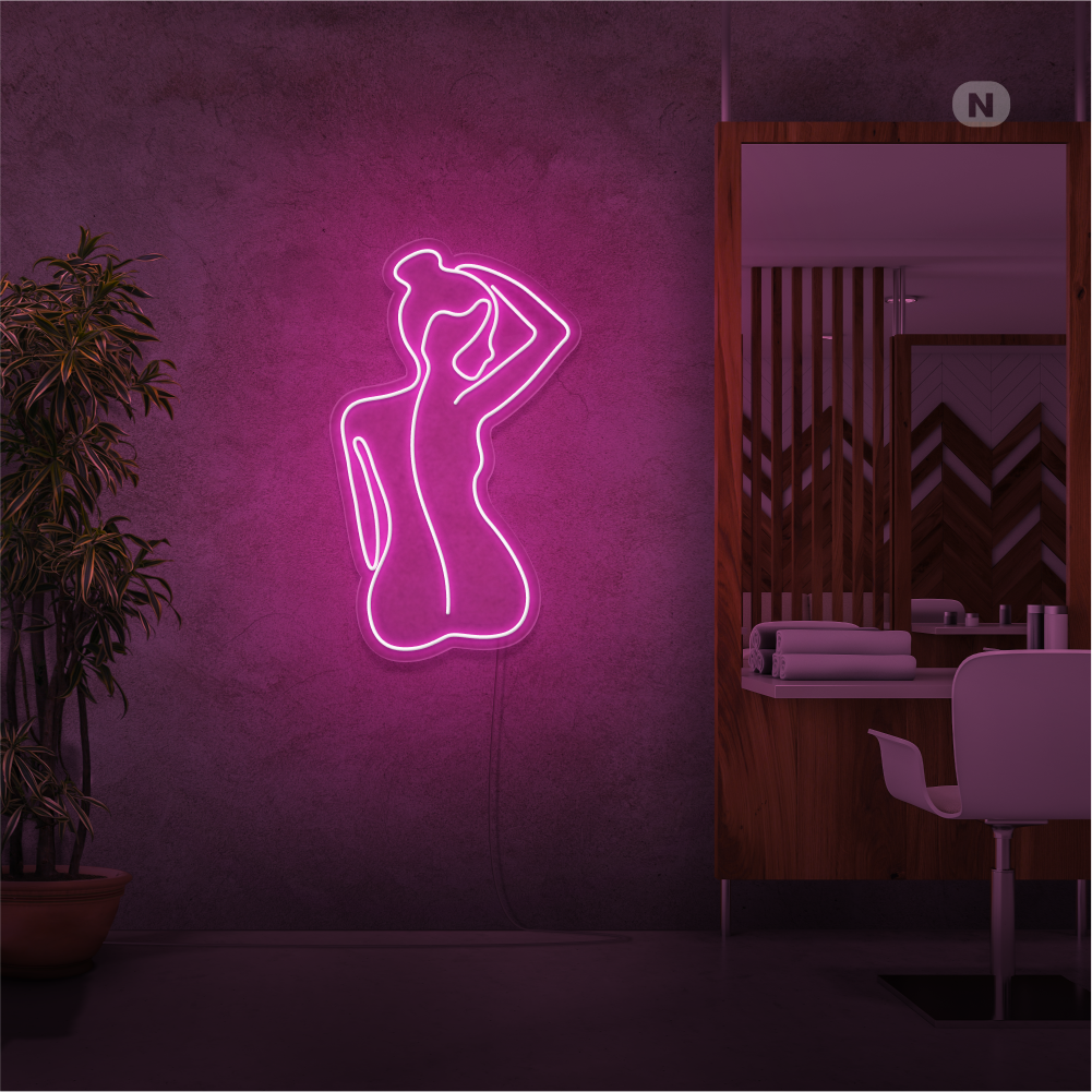 Cartel neon Cuerpo