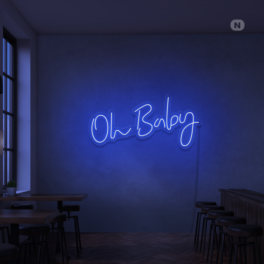 Cartel neon Oh Baby