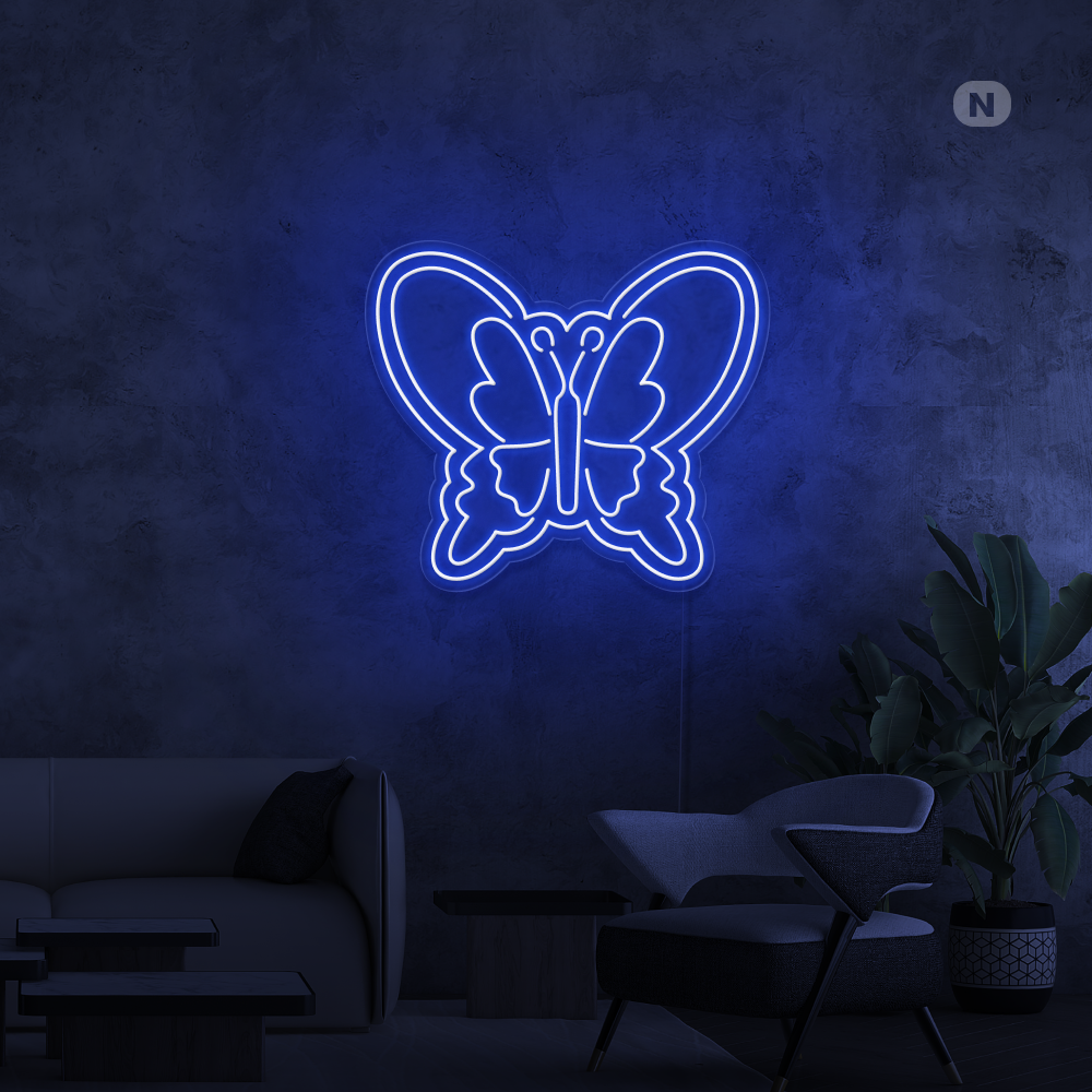 Cartel neon Mariposa
