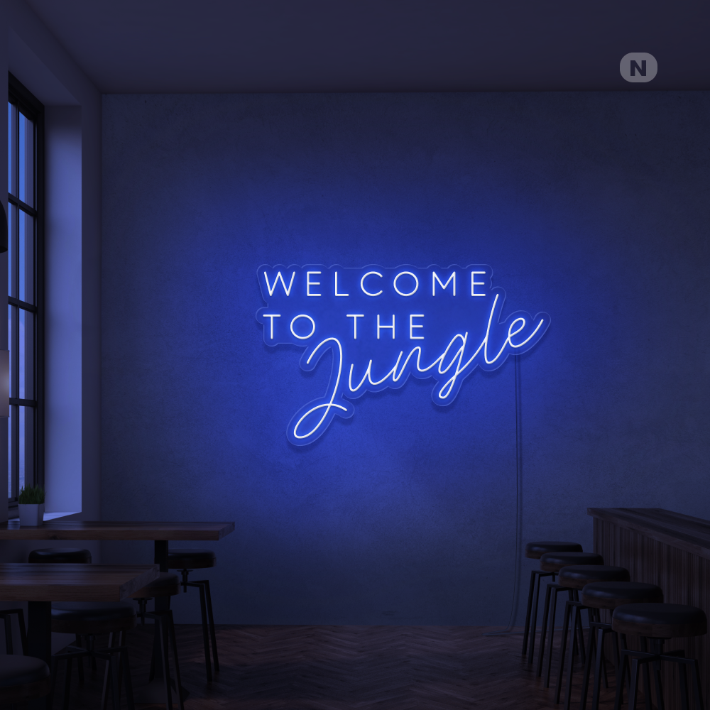 Cartel neon Welcome to the Jungle