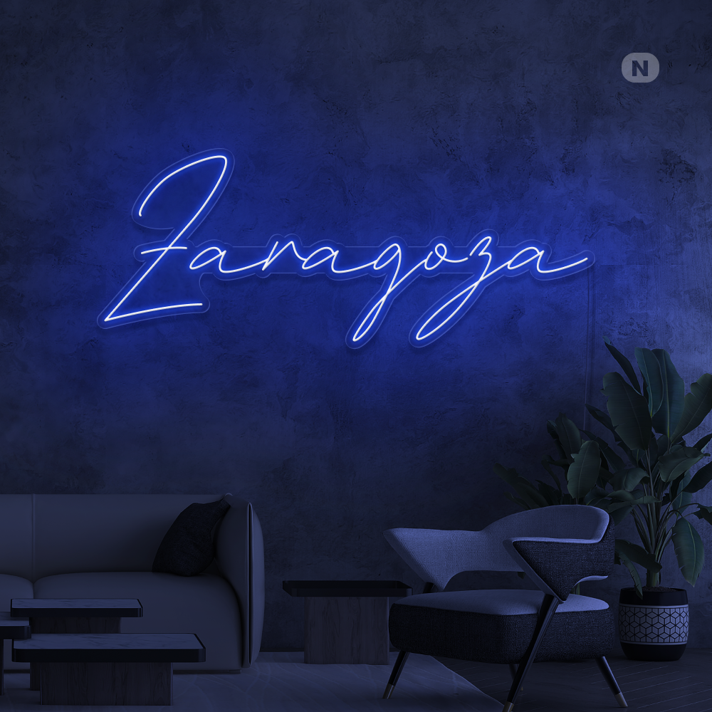 Cartel Neon Faragoza