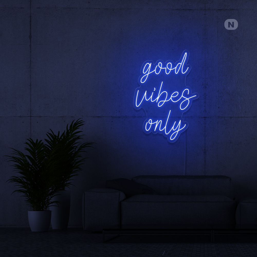 Cartel neon Good Vibes Only