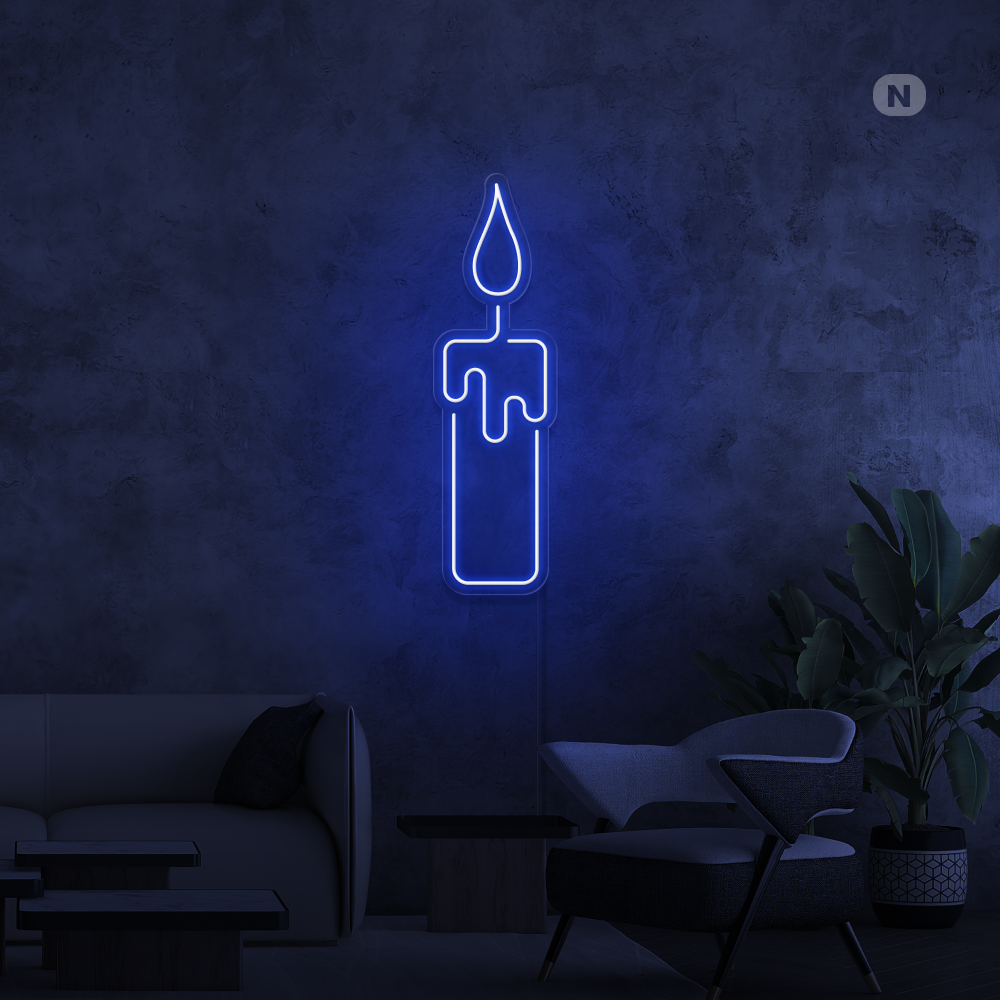 Cartel neon Vela