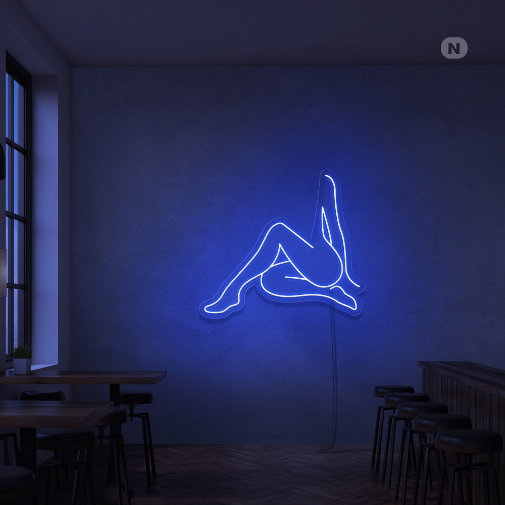 Cartel neon Sexy Girl