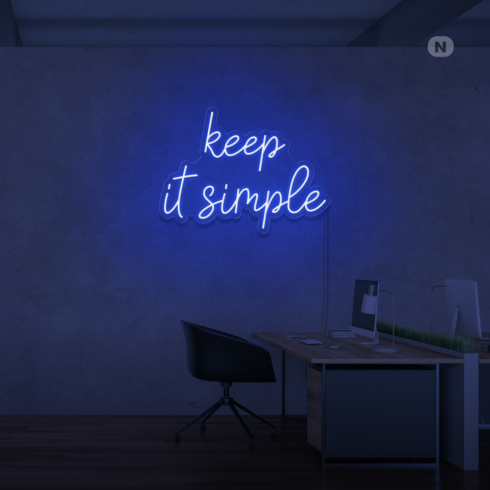 Cartel neon keep it simple