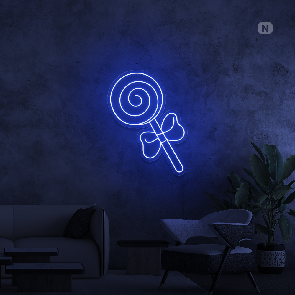 Cartel neon Piruleta