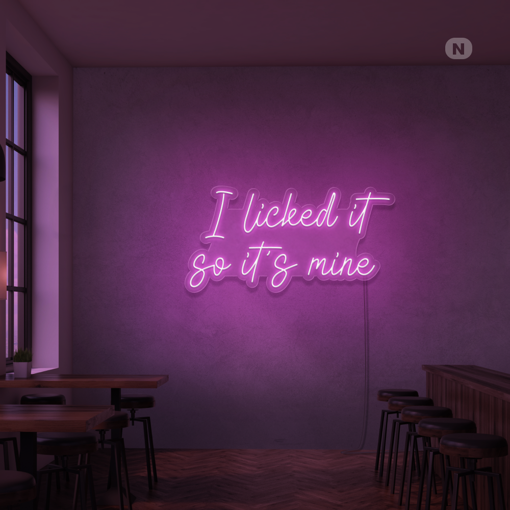 Cartel neon I Liked it so its mine
