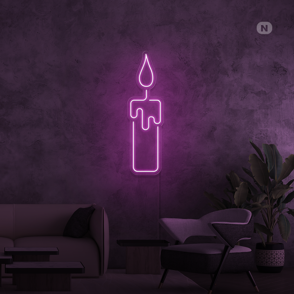 Cartel neon Vela