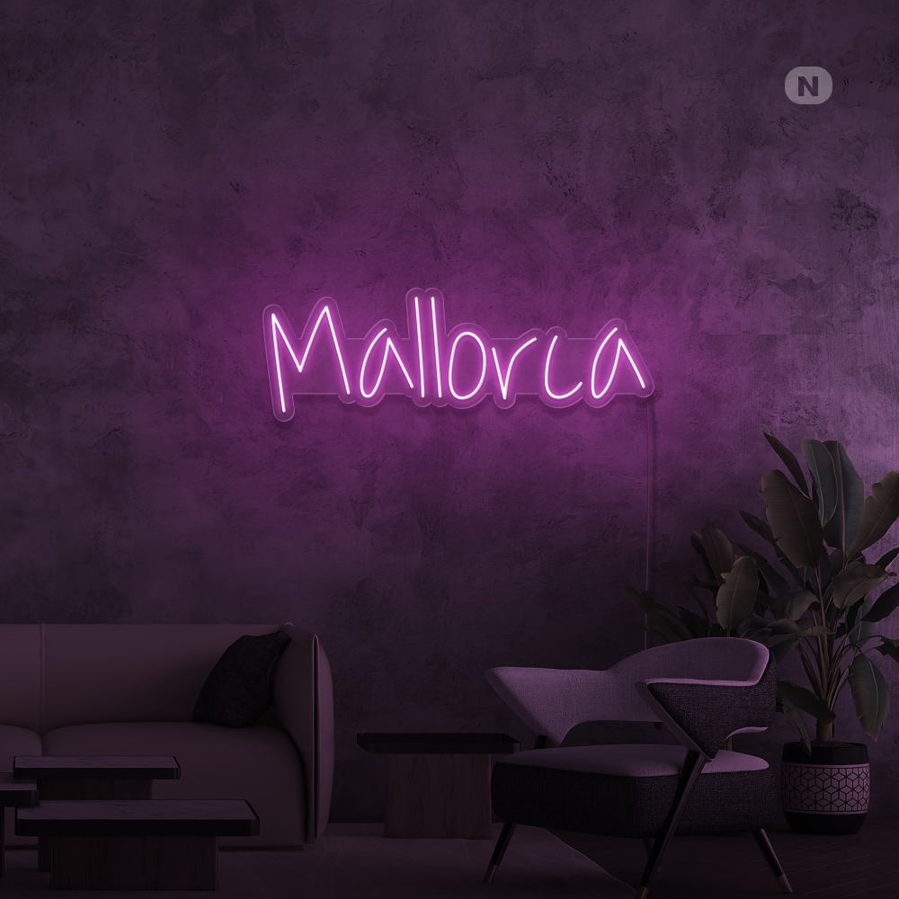 Cartel Neon Mallorca