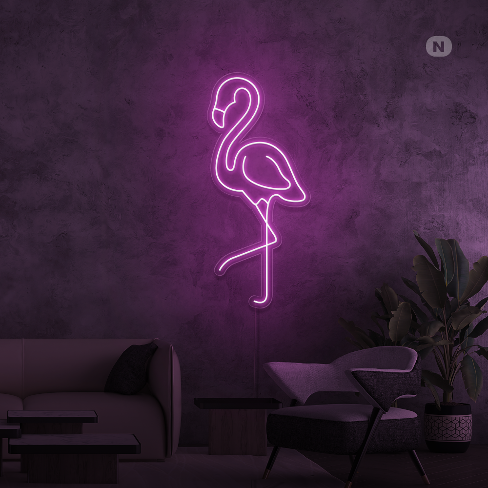 Cartel neon Flamingo