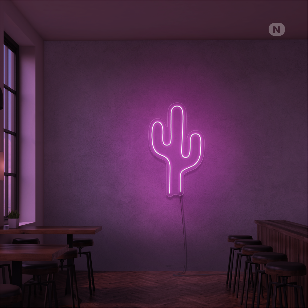 Cartel neon Cactus