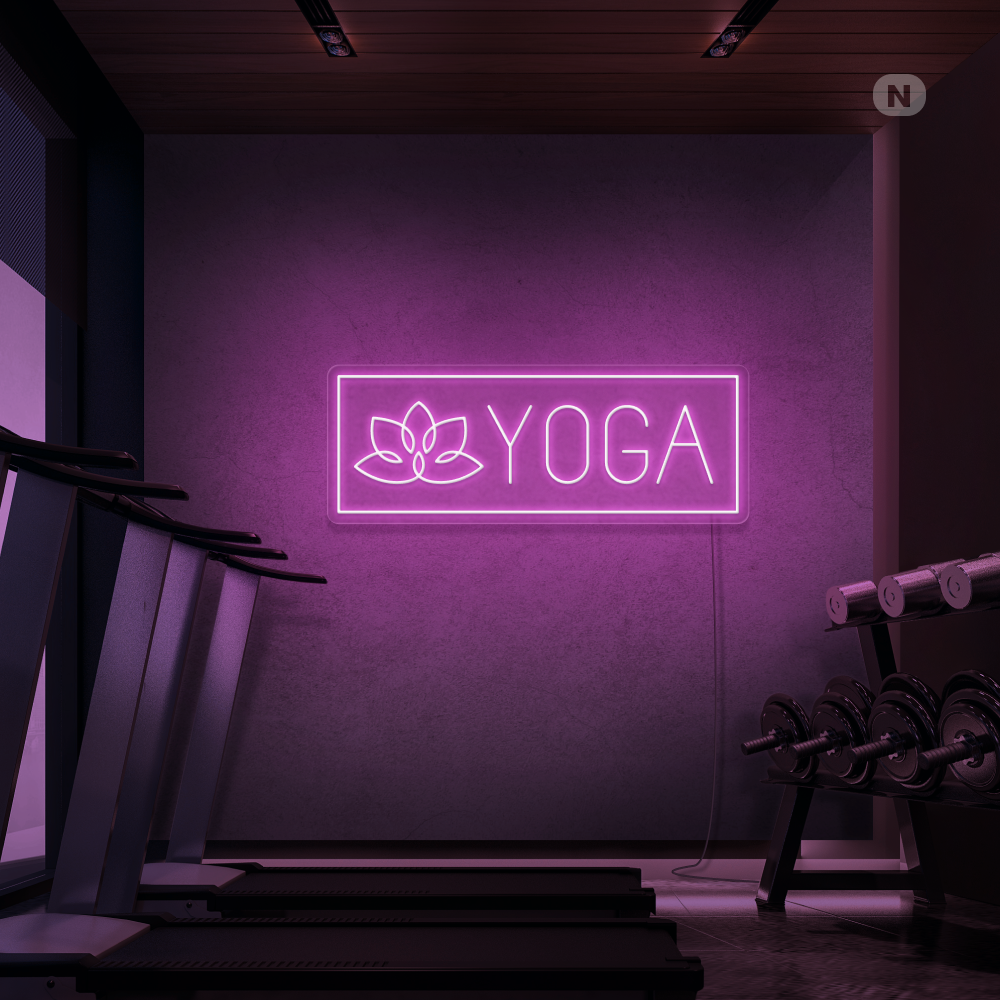 Cartel neon Yoga