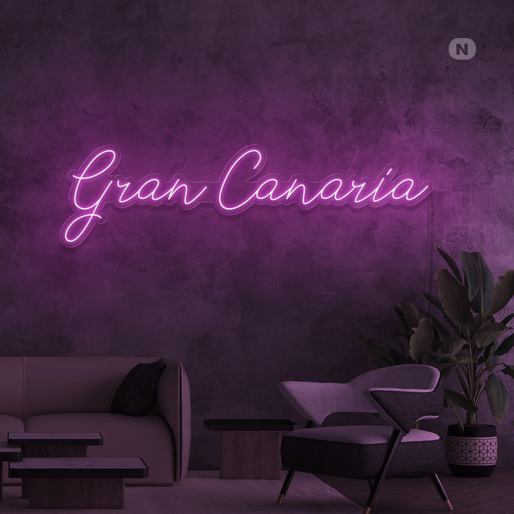 Cartel Neon Gran Canaria
